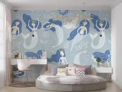 پوستر دیواری پری دریایی W10236600 - خرید با قیمت مناسب - والینو