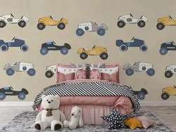 پوستر دیواری اتاق کودک ماشین W10225400 - خرید با قیمت مناسب - والینو