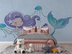 پوستر دیواری پری دریایی W10231200 - خرید با قیمت مناسب - والینو