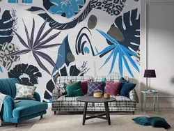 کاغذ دیواری مدرن طرح برگ W10255700 - خرید با قیمت مناسب - والینو