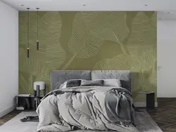 پوستر دیواری طرح برگ سبز W10260900 - خرید با قیمت مناسب - والینو