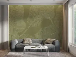 پوستر دیواری طرح برگ سبز W10260900 - خرید با قیمت مناسب - والینو