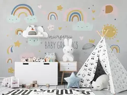 پوستر دیواری اتاق نوزاد و کودک W10259700 - خرید با قیمت مناسب - والینو