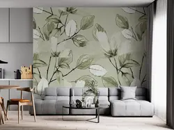 کاغذ دیواری برگ و گل سبز W10285300 - خرید با قیمت مناسب - والینو