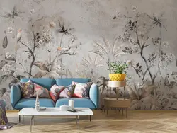 کاغذ دیواری لاکچری طرح برگ W13410100 - خرید با قیمت مناسب - والینو