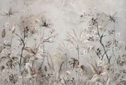 کاغذ دیواری لاکچری طرح برگ W13410100 - خرید با قیمت مناسب - والینو