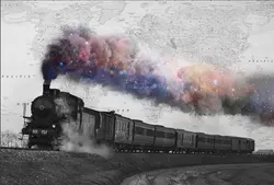 پوستر دیواری طرح قطار W13404000 - خرید با قیمت مناسب - والینو