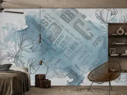 پوستر دیواری گل مدرن هنری W13390800 - خرید با قیمت مناسب - والینو