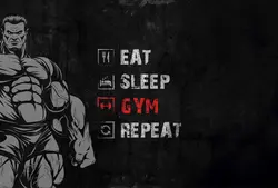 پوستر دیواری باشگاه بدنسازی W13426100 - خرید با قیمت مناسب - والینو