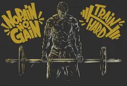 پوستر دیواری بدنسازی W13428700 - خرید با قیمت مناسب - والینو