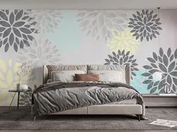 پوستر دیواری طرح گل بزرگ با گلبرگ های کوچک W12112200 - خرید با بهترین قیمت - والینو