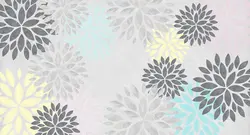 پوستر دیواری طرح گل بزرگ با گلبرگ های کوچک W12112200 - خرید با بهترین قیمت - والینو