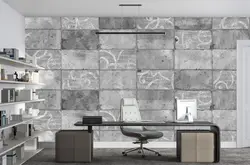 پوستر دیواری طرح بتن اشکال هندسی W10017700 - خرید با بهترین قیمت - والینو