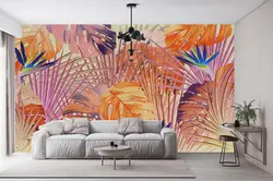 پوستر دیواری طرح برگ W10045000 - خرید با بهترین قیمت - والینو