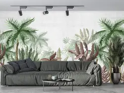 پوستر دیواری طرح جنگل استوایی W10045820 - خرید با بهترین قیمت - والینو