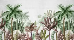 پوستر دیواری طرح جنگل استوایی W10045820 - خرید با بهترین قیمت - والینو