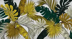 پوستر دیواری طرح برگ هاوایی W10047210 - خرید با بهترین قیمت - والینو