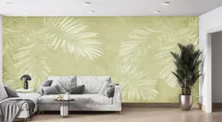 پوستر دیواری برگ نخل W10028700 - خرید با بهترین قیمت - والینو