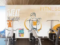 پوستر دیواری بدنسازی طرح بدنسازی خانم ها W12018600 - خرید با بهترین قیمت - والینو