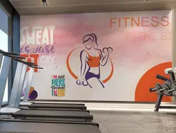 پوستر دیواری بدنسازی طرح بدنسازی خانم ها W12018610 - خرید با بهترین قیمت - والینو