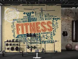 پوستر دیواری بدنسازی طرح نوشته فیتنس W12018500 - خرید با بهترین قیمت - والینو