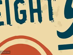 پوستر دیواری بدنسازی طرح نوشته فیتنس W12018500 - خرید با بهترین قیمت - والینو