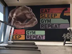 پوستر دیواری بدنسازی طرح بدنسازی W12017800 - خرید با بهترین قیمت - والینو