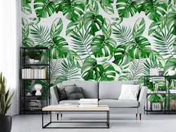 پوستر دیواری طرح برگ های انجیری w11019500 - خرید با بهترین قیمت - والینو