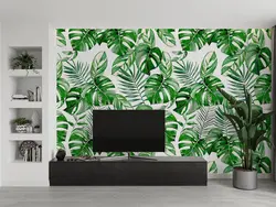 پوستر دیواری طرح برگ های انجیری w11019500 - خرید با بهترین قیمت - والینو