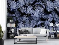 پوستر دیواری طرح برگ های انجیری w11019600 - خرید با بهترین قیمت - والینو