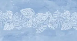 پوستر دیواری طرح برگ های پهن w11012210 - خرید با بهترین قیمت - والینو