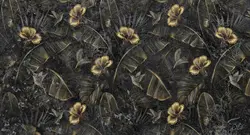 پوستر دیواری طرح برگ و گل w11010700 - خرید با بهترین قیمت - والینو