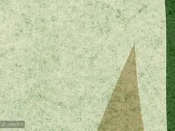 پوستر دیواری طرح برگ بزرگ با رنگ زمینه ی سبز W12110610 - خرید با بهترین قیمت - والینو