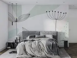 پوستر دیواری طرح برگ بزرگ با رنگ زمینه ی طوسی W12110840 - خرید با بهترین قیمت - والینو