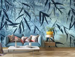 پوستر دیواری طرح برگ سوزنی w11010110 - خرید با بهترین قیمت - والینو