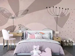 پوستر دیواری طرح برگ بزرگ با رنگ زمینه ی کرم W12110810 - خرید با بهترین قیمت - والینو