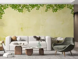 پوستر دیواری طرح برگ درخت W12012310 - خرید با بهترین قیمت - والینو