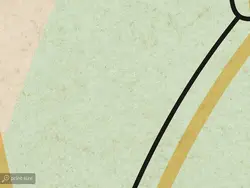 پوستر دیواری طرح برگ شاخه ای با رنگ زمینه ی کرم W12110400 - خرید با بهترین قیمت - والینو