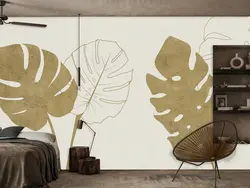 پوستر دیواری طرح 4 برگ بزرگ W12111810 - خرید با بهترین قیمت - والینو