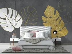 پوستر دیواری طرح 4 برگ بزرگ W12111840 - خرید با بهترین قیمت - والینو