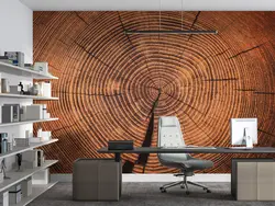 پوستر دیواری طرح چوب و تنه درخت w11023100 - خرید با بهترین قیمت - والینو