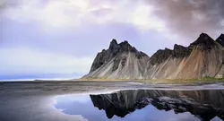 پوستر دیواری طرح کوه و دریا W10061000 - خرید با بهترین قیمت - والینو