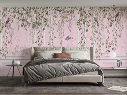 پوستر دیواری طرح گچبری و برگ W12013820 - خرید با بهترین قیمت - والینو