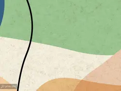 پوستر دیواری طرح گل بزرگ 5 برگ W12112400 - خرید با بهترین قیمت - والینو