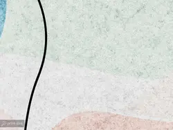 پوستر دیواری طرح گل بزرگ 5 برگ W12112410 - خرید با بهترین قیمت - والینو