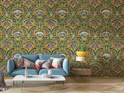 پوستر دیواری طرح کاشی سنتی w11022400 - خرید با بهترین قیمت - والینو