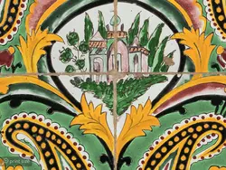 پوستر دیواری طرح کاشی سنتی w11022400 - خرید با بهترین قیمت - والینو