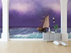 پوستر دیواری طرح کشتی قدیمی W10059000 - خرید با بهترین قیمت - والینو