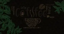 پوستر دیواری کافی شاپ طرح قهوه W12016700 - خرید با بهترین قیمت - والینو