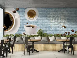 پوستر دیواری کافی شاپ طرح لیوان و اسامی قهوه W12017210 - خرید با بهترین قیمت - والینو